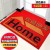 Festive Red Safe Trip Home Entrance Floor Mat Household Earth Removing Wear-Resistant Floor Mat Welcome to Door Mat