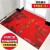 Festive Red Safe Trip Home Entrance Floor Mat Household Earth Removing Wear-Resistant Floor Mat Welcome to Door Mat