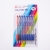 Transparent Pen Rod Ballpoint Pen Red Blue Black Pen Refill Ballpoint Pen 8 Suction Card Packaging