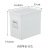 W15 Multi-Specification Organizing Storage Box Plastic P Desktop Small Box Office Company School File Book Box with Lid