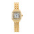 Tik Tok New Square Watch Elegant Fashion Steel Belt Diamond Women's Watch Simple Roman Digital Quartz Watch