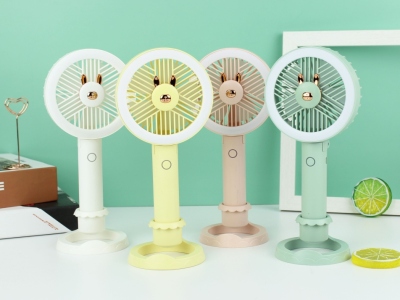 [Brand Number] Sq2218g
[Product Name] Rabbit Lamp Light Belt Base Third Gear Rechargeable Fan