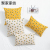 2022 Spring New Cotton and Linen Plant Flower Small Daisy Embroidery Sofa Cushion Cover Home Decoration Pillow Cover