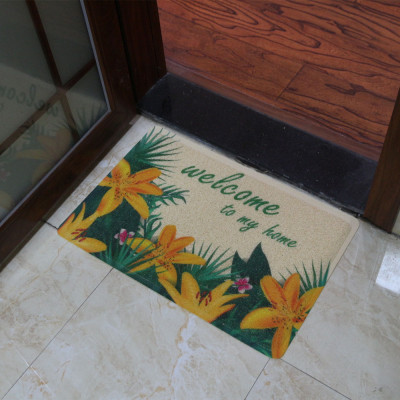 [Wholesale Promotion] PVC Doormat Brushed Floor Mat Mud Pad Bedroom Mat PVC Doormat