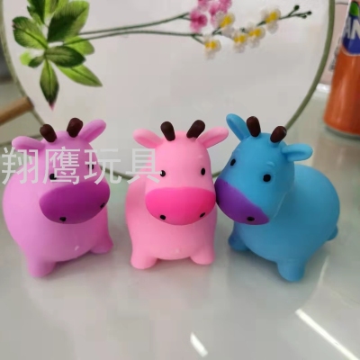 Factory Direct Sales Squeezing Toy Vent Toys Cute Decompression Cute Deer Children Pet Cute Pressure Reduction Toy