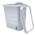 W15-2279 Wet and Dry Classification Garbage Can for Life Kitchen Wall Hanging Rectangular Garbage Household Double-Layer Baffle Storage