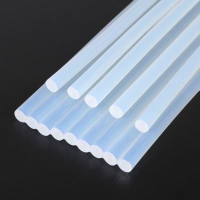 0.7cm * 27cm New Hot Melt Adhesive Stick Transparent Hot Melt Adhesive White Non-Brushed High Adhesive High Elastic Hot Melt Strip