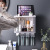 W15- 2342 Wall-Mounted Toothbrush Storage Rack Bathroom Cosmetics Plastic Pp Transparent Punch-Free Waterproof Organizing Rack