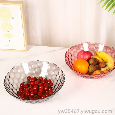 F29-601 AIRSUN Fruit Color Transparent Non-Fragile Plastic Fruit Plate Snack Nut Snack Plate Dried Fruit Tray