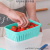 H114-SM6654 Four-Side Buckle Draining Crisper Rectangular 2L Sealed Fruit Crisper Draining Basket