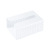 W15 Kitchen and Toilet Paper Extraction Box Plastic Punch-Free Wall Hanging Tissue Dispenser Gray White Square Modern Simple Tissue Box