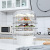 W15 Kitchen Transparent Insulation Pet Material Refrigerator Storage Lunch Box Stackable round Food Vegetable Cover Factory Wholesale