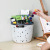 W15-2453 Layering Small Plaid Storage Basket Plastic Portable Kindergarten Toy Finishing Overlay Hollow Storage Basket