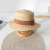 Cross-Border Korean Raffia Women's Straw Hat Summer Outing Sun Hat Sun Protection Hat M Standard Flat Top Fashion Hat