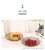 F29-635 AIRSUN European Fruit Plate Independent Fruit Plate and Fruit Plate with High Feet Living Room Thickened Fruit Plate