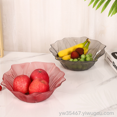 F29-625 AIRSUN Creative Transparent Fruit Plate Fruits Plate Living Room Dining Table Fruit Plate Candy Plate Fruit Plate