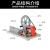 Hand AC/DC Generator Model Demonstrator Motor Mold Single-Turn Coil Principle of Electric Engine Demonstrator