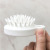 Scalp Massage Shampoo Brush Scalp Cleaning Silicone Shampoo Comb Meridian Brush Bath Air Cushion Soft Rubber Shampoo Brush