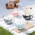 Creative Ceramic Kettle Glass Water Cup Combination Set Heat-Resistant High Temperature Resistant Afternoon Tea Fruit Scented Tea Making Pot Household