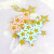 Merry Christmas Bright Glitter Powder Blue Stars Christmas Tree Private House Cake Decoration Christmas Plug-in