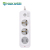 British 13A 3PIN fused plug 1gang 3 way single switched socket extension electric socket power strip 2way+2USB socket