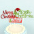 Party Christmas Series Bright Merry Christmas Merry Christmas Cake Decoration Dessert Card