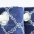 [Cross-Border Curtain Foil Printing Morocco Tile Quadrangle Shading Curtain Foreign Trade