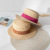 Cross-Border Korean Raffia Women's Straw Hat Summer Outing Sun Hat Sun Protection Hat M Standard Flat Top Fashion Hat