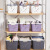 W15-2491 Plastic Depression Bar Storage Basket Office Organizing Basket School Documents and Books Placing Storage Basket