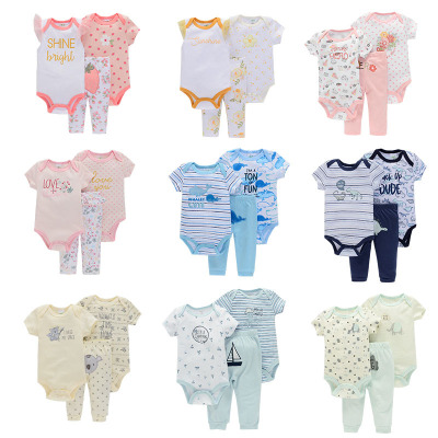 INS Foreign Trade New Baby Clothes Baby Rompers Jumpsuit Cross-Border Newborn Jumpsuit Factory Wholesale