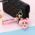 New Cartoon Beautiful Girl Keychain Pendant Epoxy Three-Dimensional Doll Exquisite Business Gift Couple Bags Hanging Ornament