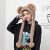 New Women's Hat Autumn and Winter Cute Mouse Ears Earmuffs Hat Scarf Gloves Warm One-Piece Plush Ushanka