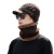 2020 Men's Hat Korean Style Winter Fleece Lining Thick Wool Warm Sleeve Cap All-Match Fashion Cycling Hat plus Scarf