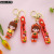 Creative Cartoon Sweet Orange Girl Keychain Pendant Epoxy Three-Dimensional Doll Crane Machine Gift Exquisite Bag Ornaments