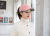 Autumn and Winter Dome Short Brim Winter Elastic Spot Keep Warm Pure Color Warp Knitted Satin Female Knitted Hat