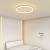 Simple Bedroom Light LED Ceiling Lamp Modern Nordic Circle and Creative Personality Lamp in the Living Room Dining Room and Study Room Lamps Ins