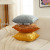 Modern Simple Elegant Flannel Pleated Pillow Cover Couch Pillow Bedside Cushion Office Back Cushion Waist