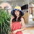 Hot Selling Southeast Asian Summer Women's Hat Spring Plaid Bucket Hat Fashion Trend Two-Side Wearable Hat