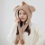 2021 Autumn and Winter New Internet Celebrity Cute Fashion Moving Ears Cartoon Dinosaur Rabbit Hooded PNE-Piece Suit Warm Hat