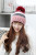 Autumn and Winter Korean Style Casual Hat Ladies New Fur Ball Knitted Hat Fashion Leisure Warm off-the-Face-Hat Wholesale