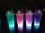 Double-Layer Starry Sky Pattern the Lamp Cup Led Colorful Accompanying Plastic Sippy Cup Shaking Light as Luminous Straw Cup