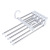 Household Multifunctional Pants Rack Pants Hanger Retractable Folding Trouser Press Multi-Layer Pants Hanger TikTok Multifunctional Magic Hanger