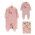 Autumn New Flannel Long Climbing Blanket Two-Piece Set Foreign Trade Embroidery Baby Baby Rompers Jumpsuit Wholesale