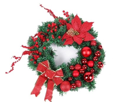 Christmas Decorations Christmas Wreath Artificial Wreath Door Hanging Showcase Tool Background Christmas Tree Accessories