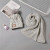 Women's Autumn and Winter Korean-Style Fashionable Fashionable Warm Knitted Hat Scarf Hat Two-Piece Fleece-Lined Thickened Wool Hat