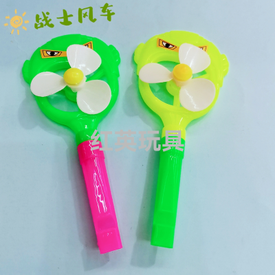 New Warrior Windmill Plastic Whistle Children's Sports Gifts Hanging Board Accessories Factory Direct Wholesale Hot Sale