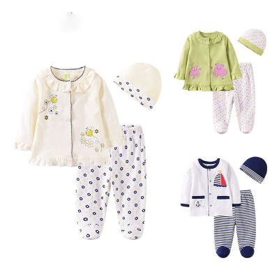 Pyf Spring Cute Infant Clothing Fashion Baby Suit Baby Clothes Factory Wholesale Foot-Wrapped Baby Rain Pants