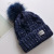 New Trendy Women 'S Autumn And Winter Fleece-Lined Thickened Dots Woolen Cap Fashion Leisure Warm Knitted Hat Wholesale
