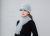 Winter Thermal Wide Brim Women's Dome Warp Knitted Solid Color Jacquard Winter Spot Ear Protection Scarf