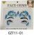 Foreign Trade Face Tattoo Stickers Set Free Combination Single Grain with Glue Forehead Face Rhinestones Paster Adhesive Acrylic